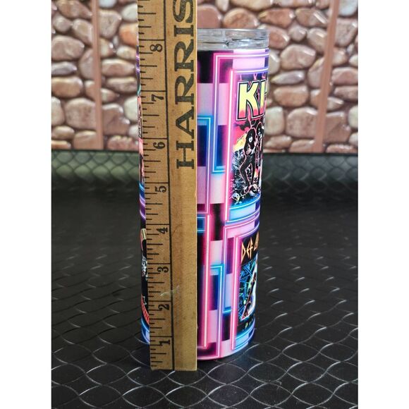80's Hard Rock BandsDouble Walled  Stainless Steel Tumbler, Sublmation Ink #A53 - Picture 9 of 9